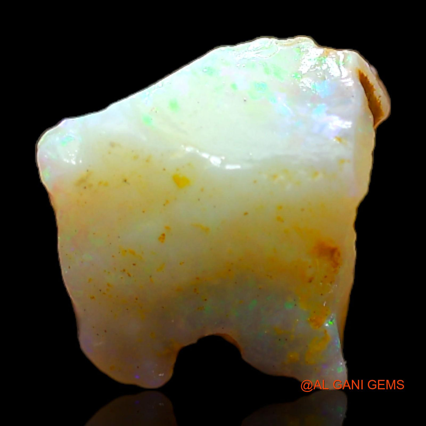 2.00 Cts Natural Australian Fire Opal Loose Gemstone Fancy Rough 10x10x4 mm RB-777