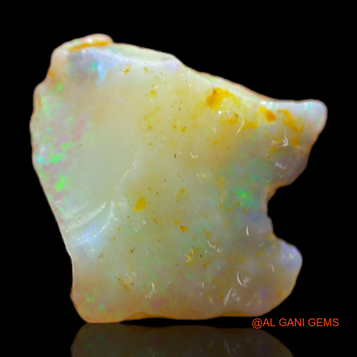 2.00 Cts Natural Australian Fire Opal Loose Gemstone Fancy Rough 10x10x4 mm RB-777