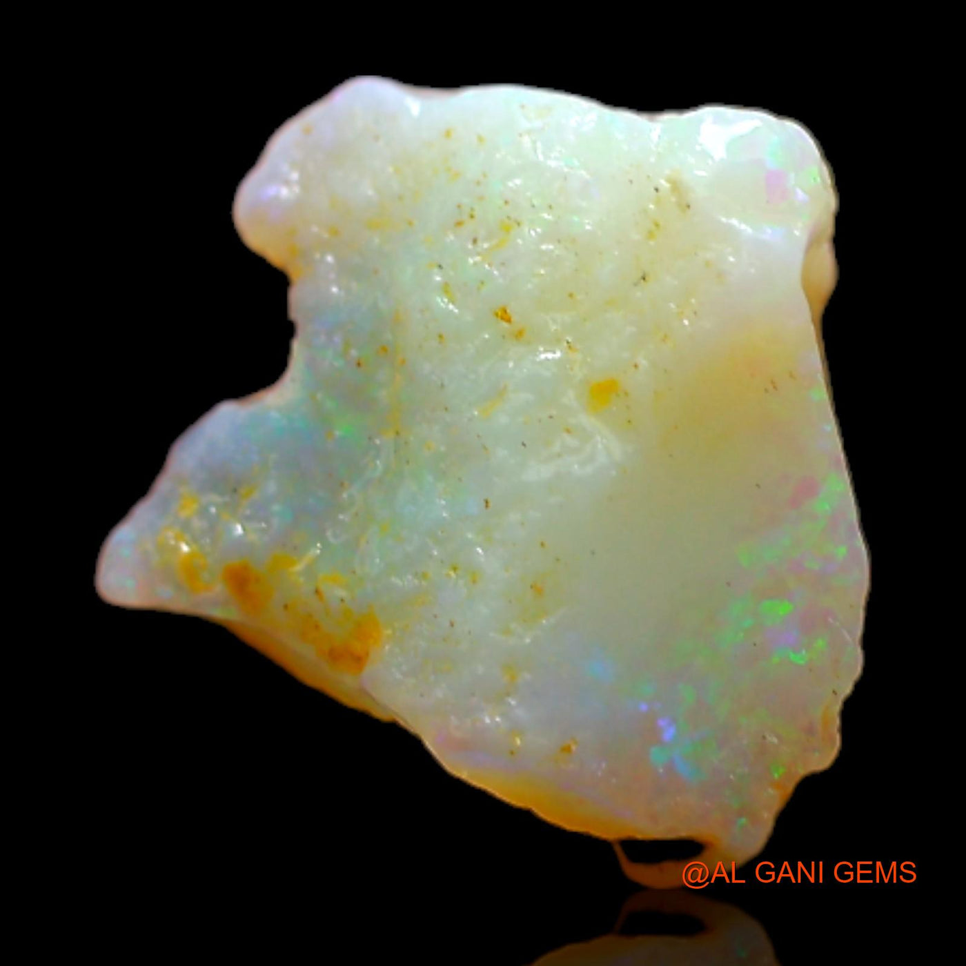 2.00 Cts Natural Australian Fire Opal Loose Gemstone Fancy Rough 10x10x4 mm RB-777