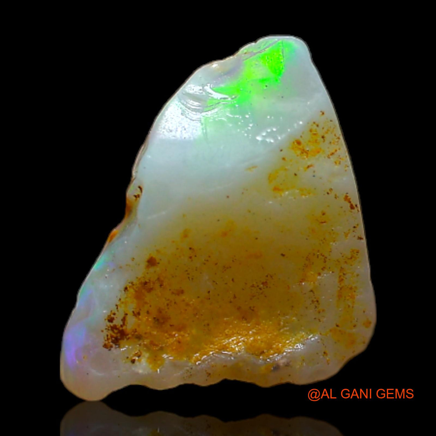 1.80 Cts Natural Australian Fire Opal Loose Gemstone Fancy Rough 12x8x4 mm RB-787