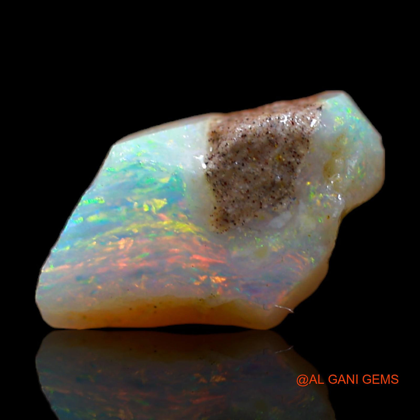 1.50 Cts Unheated Australian Fire Opal Loose Gemstone Fancy Rough Natural 12x7x3 mm RB-792