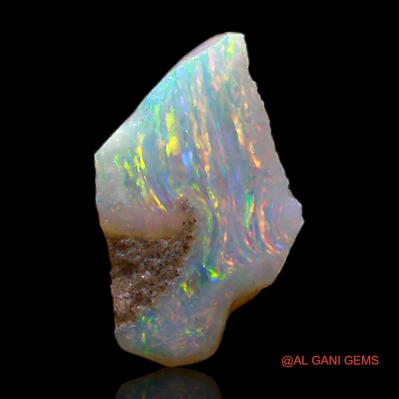 1.50 Cts Unheated Australian Fire Opal Loose Gemstone Fancy Rough Natural 12x7x3 mm RB-792