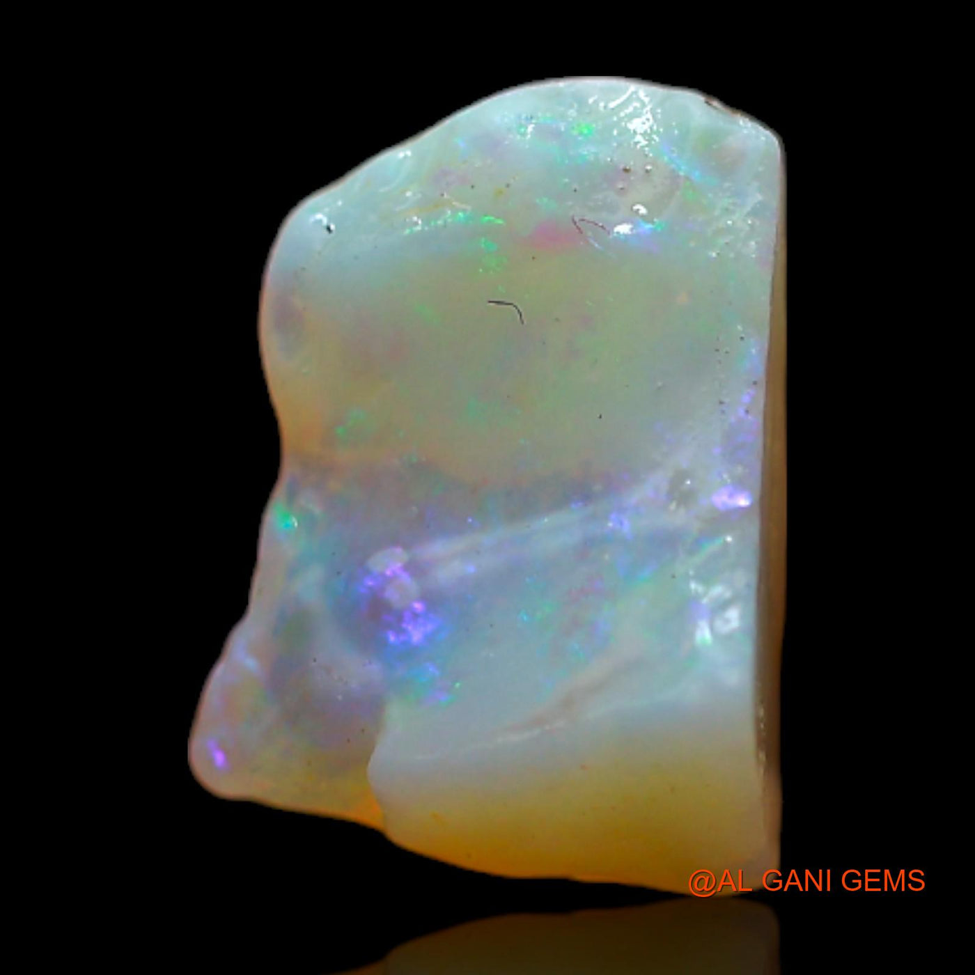 1.50 Cts Natural Australian Fire Opal Loose Gemstone Fancy Rough 9x7x5 mm RB-793
