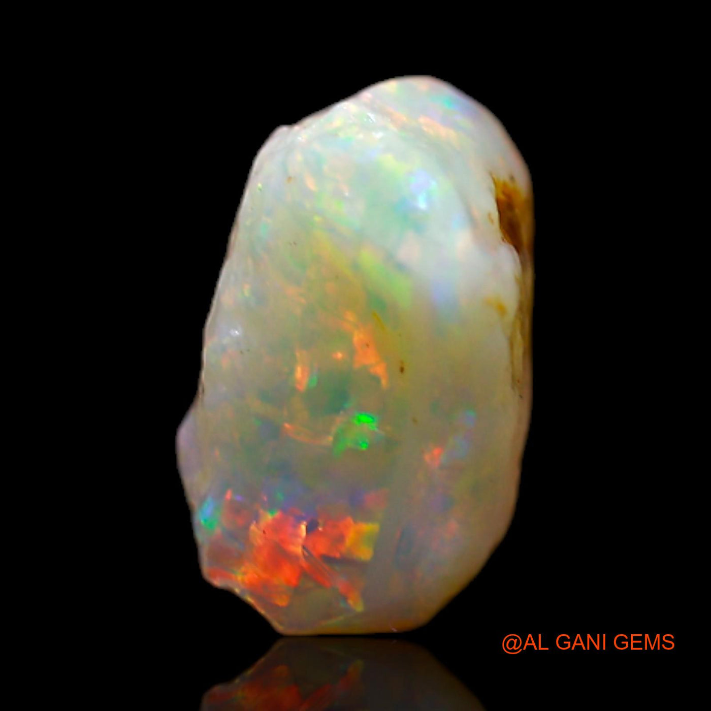 1.30 Cts Natural Australian Fire Opal Loose Gemstone Fancy Rough 9x6x5 mm RB-799