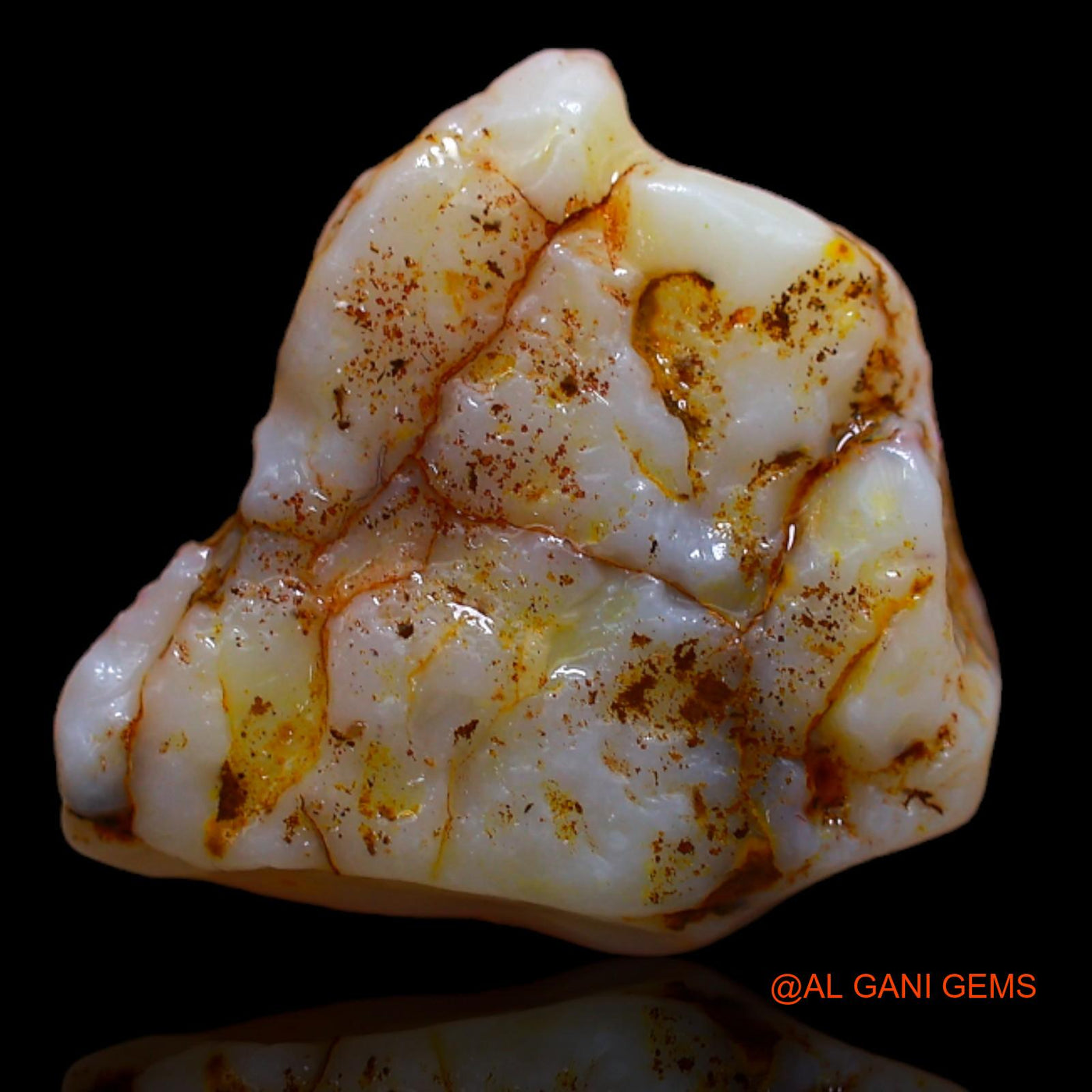 8.25 Cts Natural Australian Fire Opal Loose Gemstone Fancy Rough 17x15x5 mm RB-79