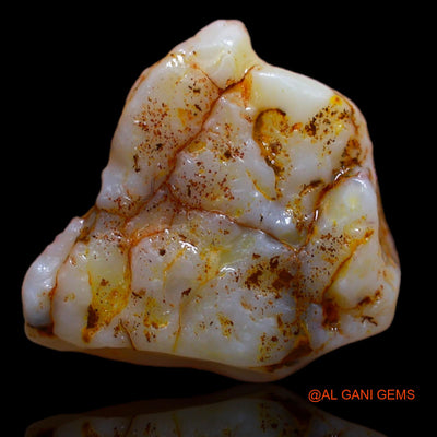 8.25 Cts Natural Australian Fire Opal Loose Gemstone Fancy Rough 17x15x5 mm RB-79