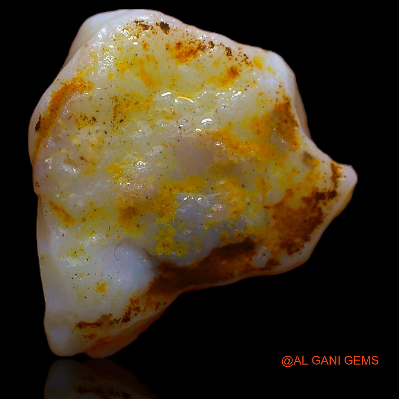 8.25 Cts Natural Australian Fire Opal Loose Gemstone Fancy Rough 17x15x5 mm RB-79