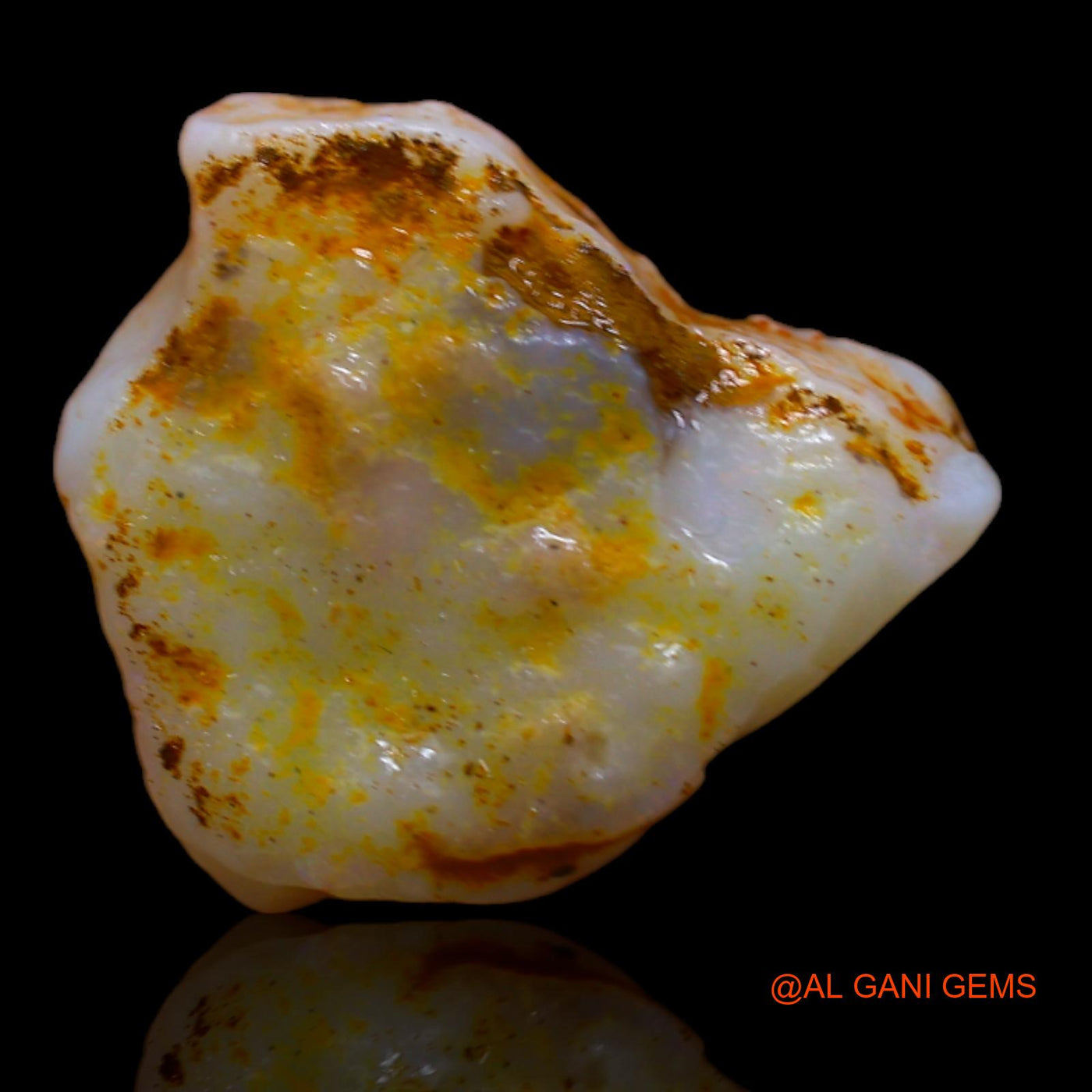 8.25 Cts Natural Australian Fire Opal Loose Gemstone Fancy Rough 17x15x5 mm RB-79