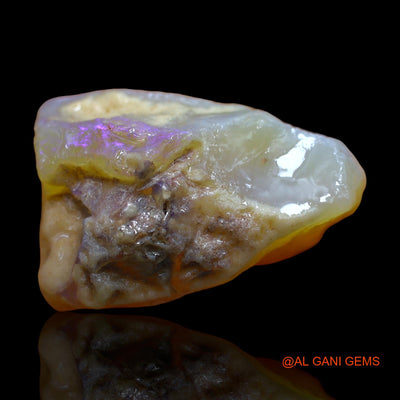 90.00 Cts Natural Australian Fire Opal Loose Gemstone Fancy Rough 36x25x19 mm RB-801