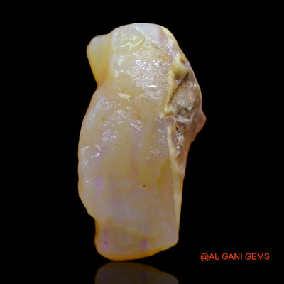 90.00 Cts Natural Australian Fire Opal Loose Gemstone Fancy Rough 36x25x19 mm RB-801