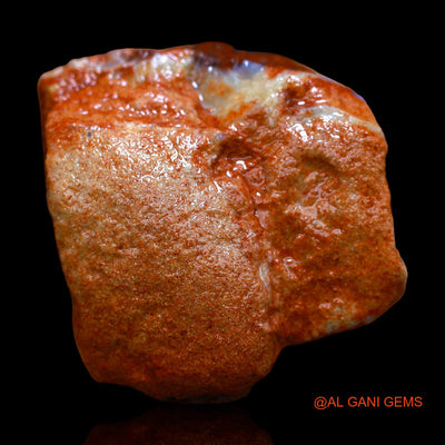 Natural Untreated Fire Opal Loose Gemstone Fancy Rough From Australia 88.00 Cts 35x33x16 mm RB-802