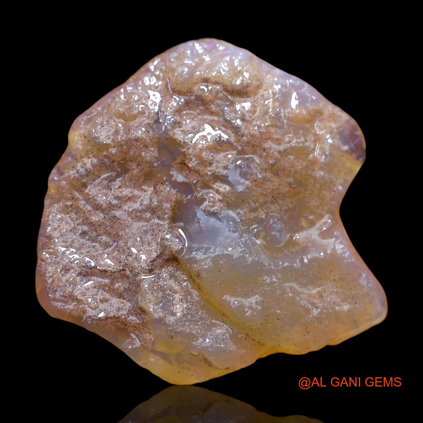 Natural Untreated Opal Loose Gemstone Fancy Rough From Australia 40.00 Cts 35x32x7 mm RB-803