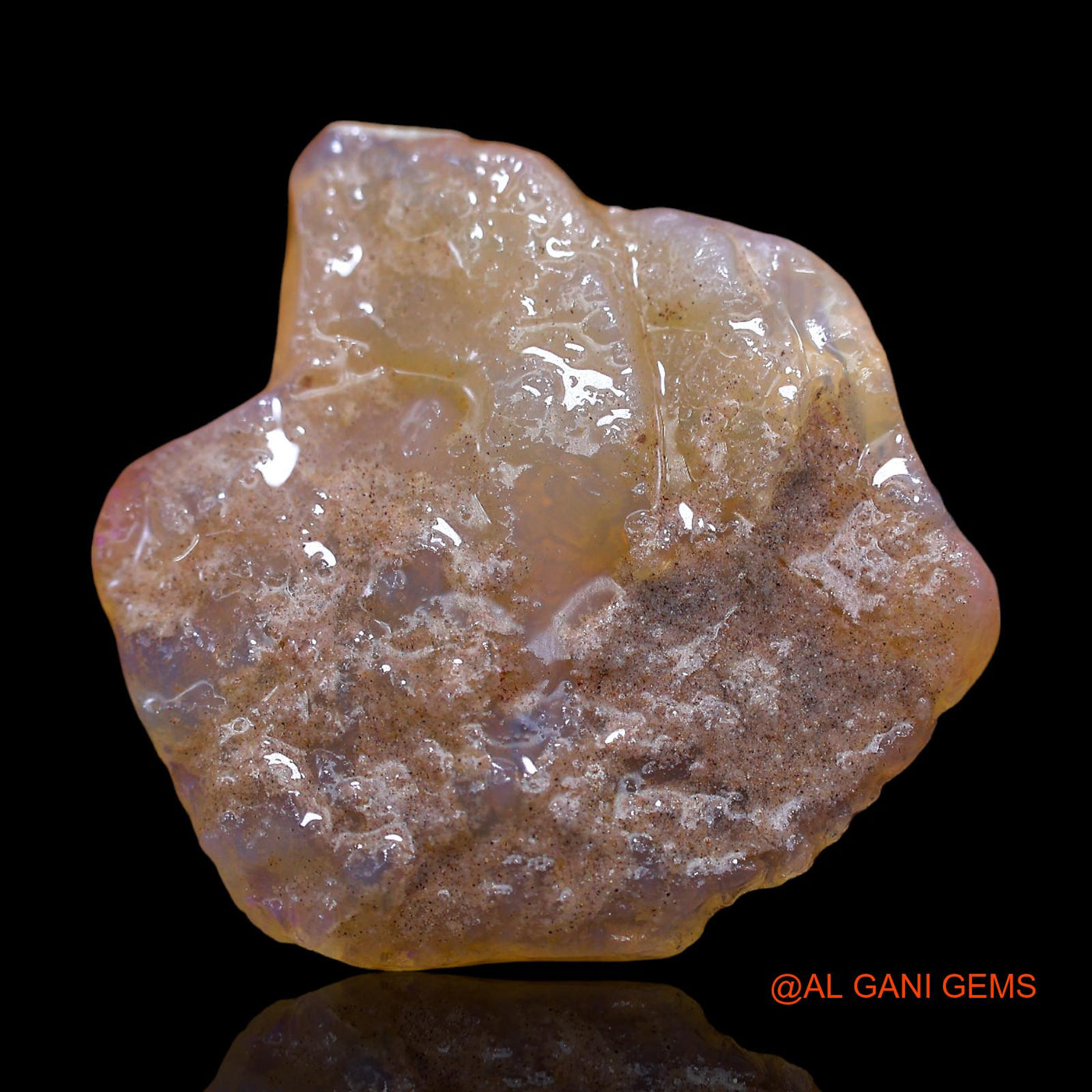 Natural Untreated Opal Loose Gemstone Fancy Rough From Australia 40.00 Cts 35x32x7 mm RB-803