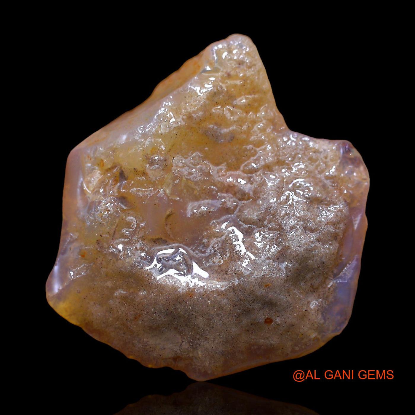 Natural Untreated Opal Loose Gemstone Fancy Rough From Australia 40.00 Cts 35x32x7 mm RB-803