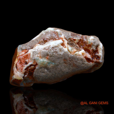 53.00 Cts Natural Australian Fire Opal Loose Gemstone Fancy Rough 42x23x12 mm RB-804