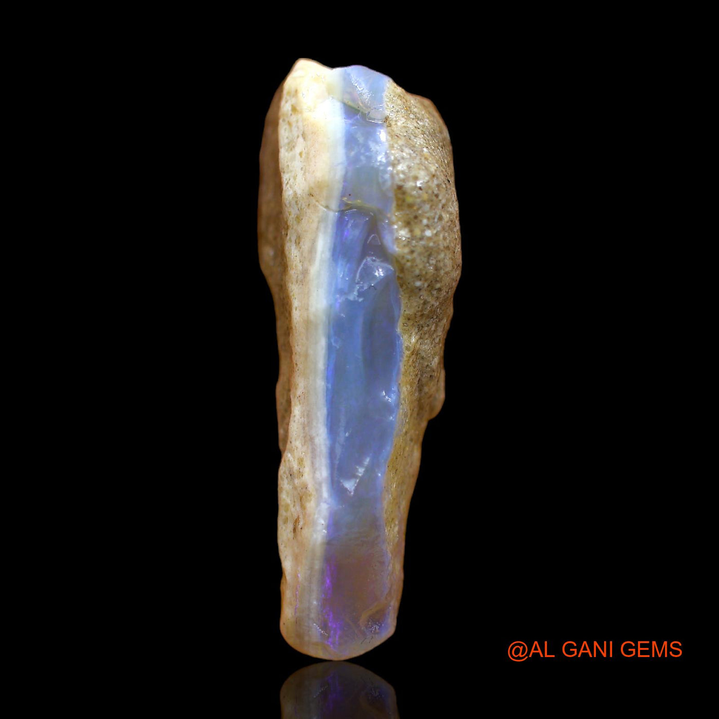 45.00 Cts Natural Australian Fire Opal Loose Gemstone Fancy Rough 40x21x11 mm RB-806