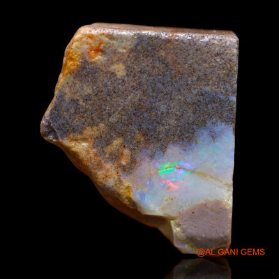 50.00 Cts Unheated Australian Fire Opal Loose Gemstone Fancy Rough Natural 30x24x13 mm RB-808