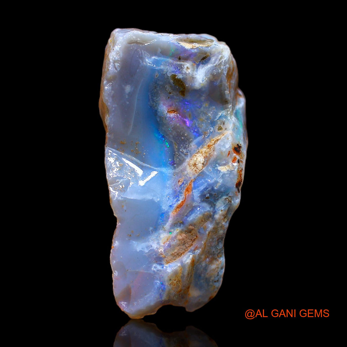 30.00 Cts Natural Australian Fire Opal Loose Gemstone Fancy Rough 26x22x13 mm RB-810
