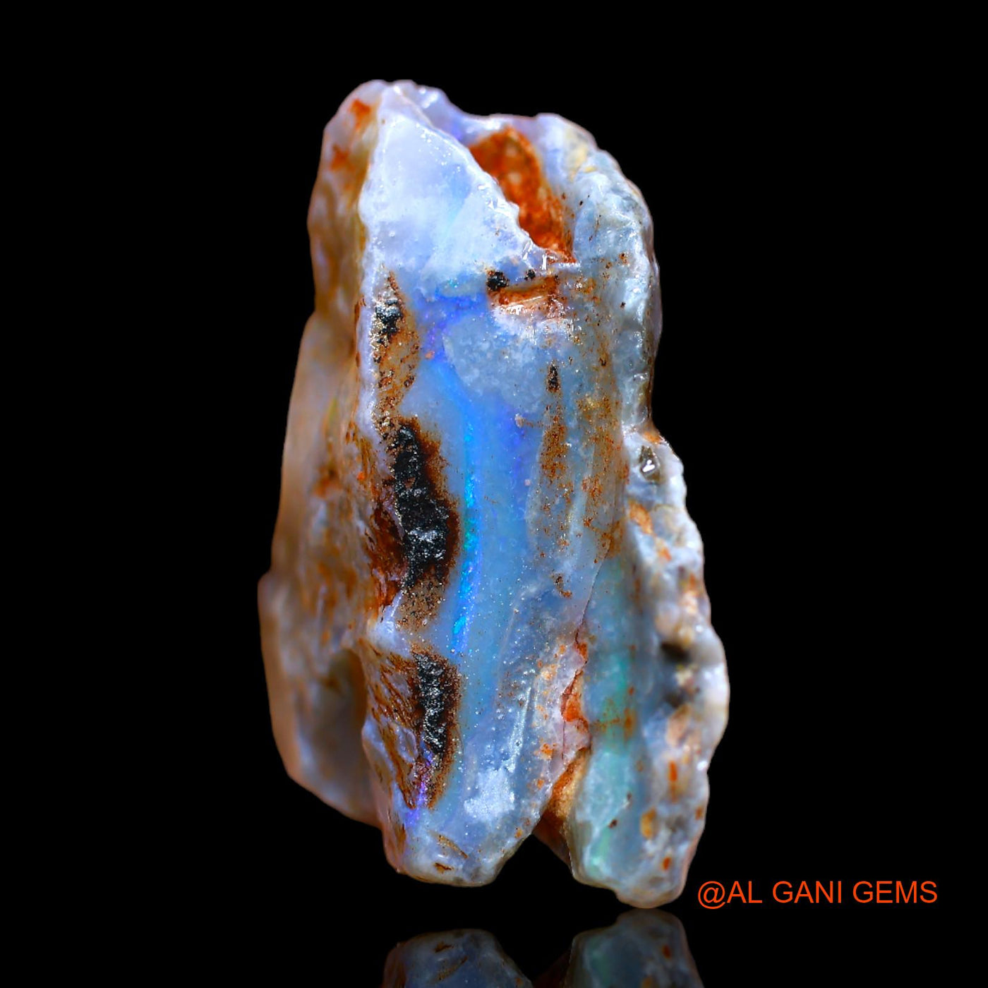 30.00 Cts Natural Australian Fire Opal Loose Gemstone Fancy Rough 26x22x13 mm RB-810