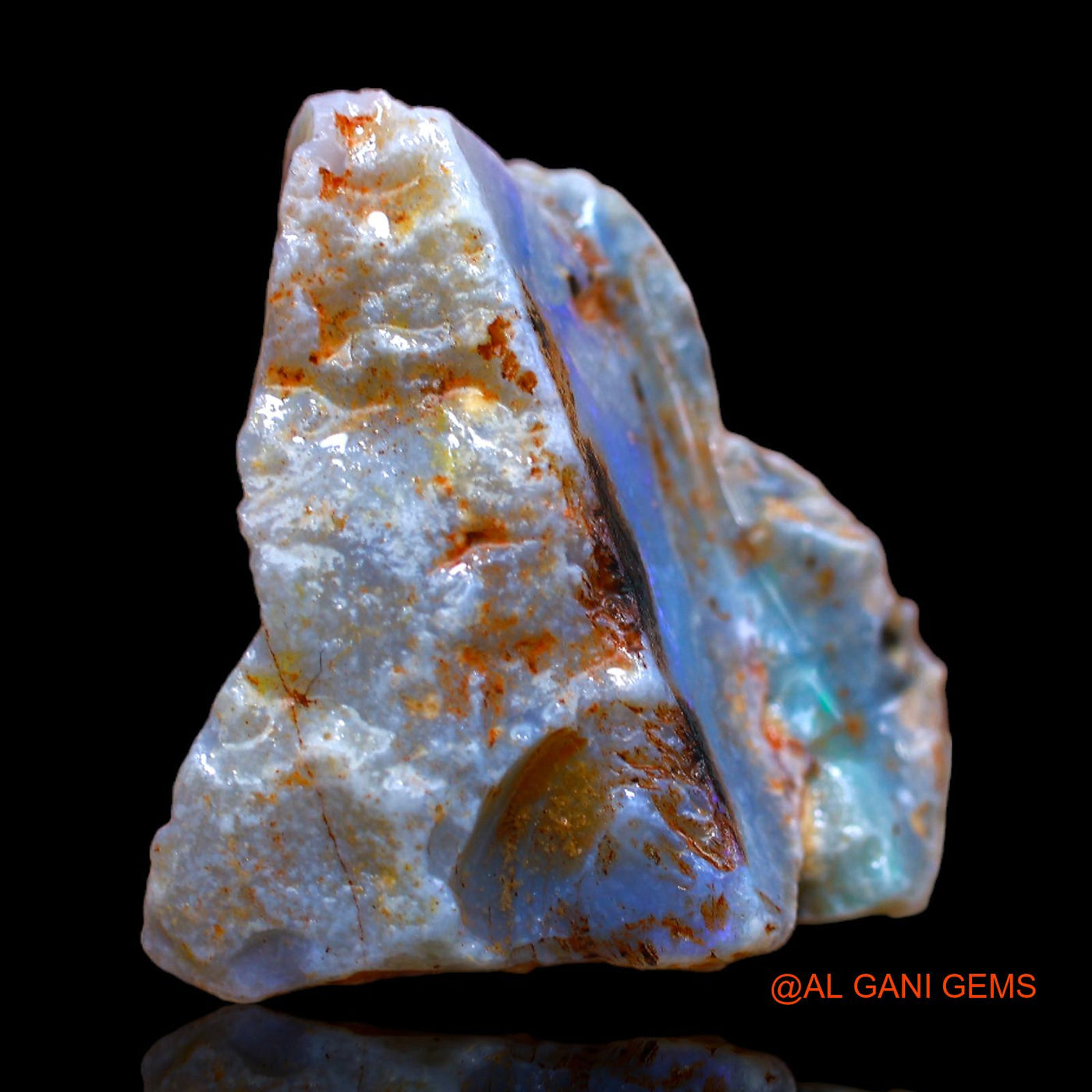 30.00 Cts Natural Australian Fire Opal Loose Gemstone Fancy Rough 26x22x13 mm RB-810
