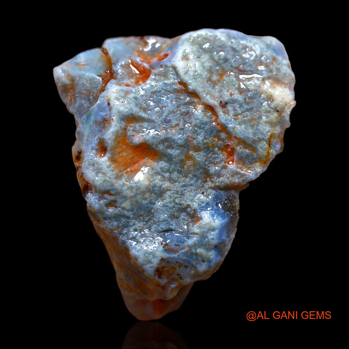 30.00 Cts Natural Australian Fire Opal Loose Gemstone Fancy Rough 26x22x13 mm RB-810