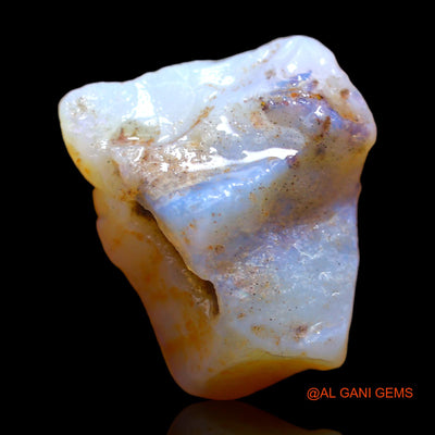 24.00 Cts Natural Australian Fire Opal Loose Gemstone Fancy Rough 21x19x4 mm RB-824