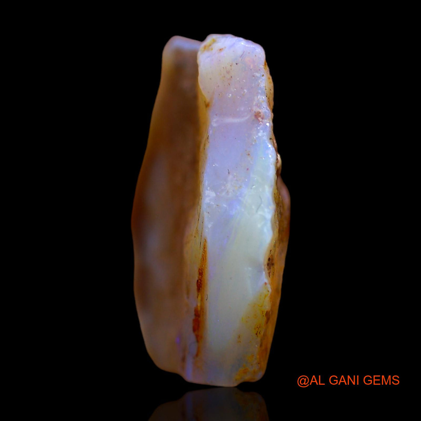 16.00 Cts Unheated Australian Fire Opal Loose Gemstone Fancy Rough Natural 22x21x6 mm RB-825