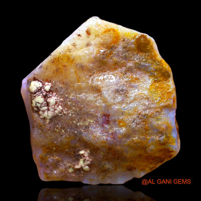 16.00 Cts Unheated Australian Fire Opal Loose Gemstone Fancy Rough Natural 22x21x6 mm RB-825