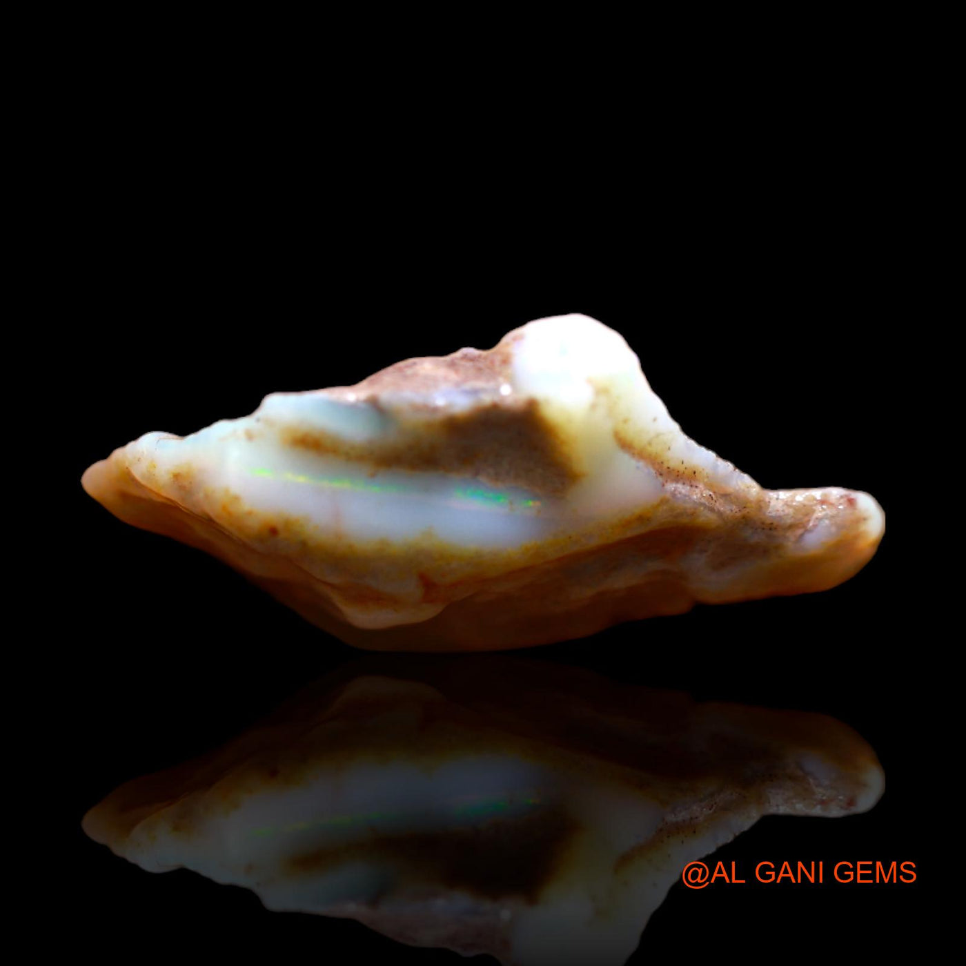 11.00 Cts Natural Australian Fire Opal Loose Gemstone Fancy Rough 25x18x7 mm RB-827