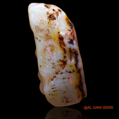 10.75 Cts Natural Australian Fire Opal Loose Gemstone Fancy Rough 21x9x8 mm RB-82