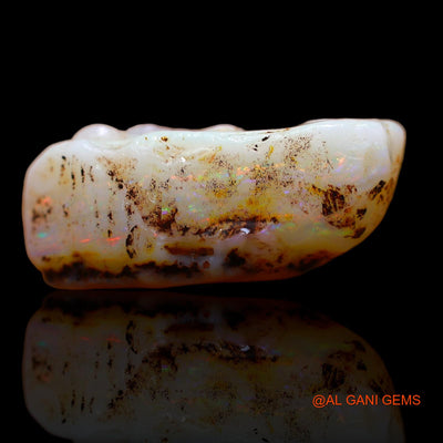 10.75 Cts Natural Australian Fire Opal Loose Gemstone Fancy Rough 21x9x8 mm RB-82