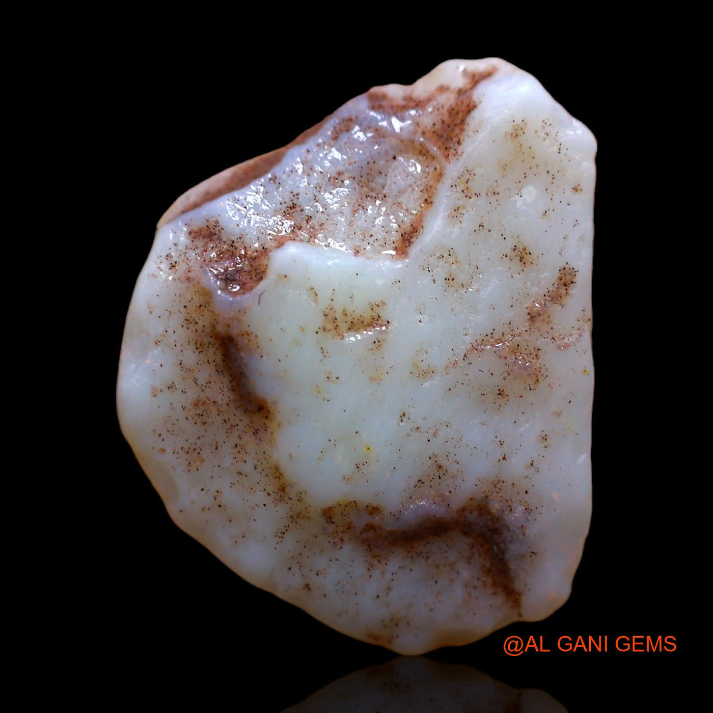 10.00 Cts Unheated Australian Fire Opal Loose Gemstone Fancy Rough Natural 21x21x5 mm RB-834