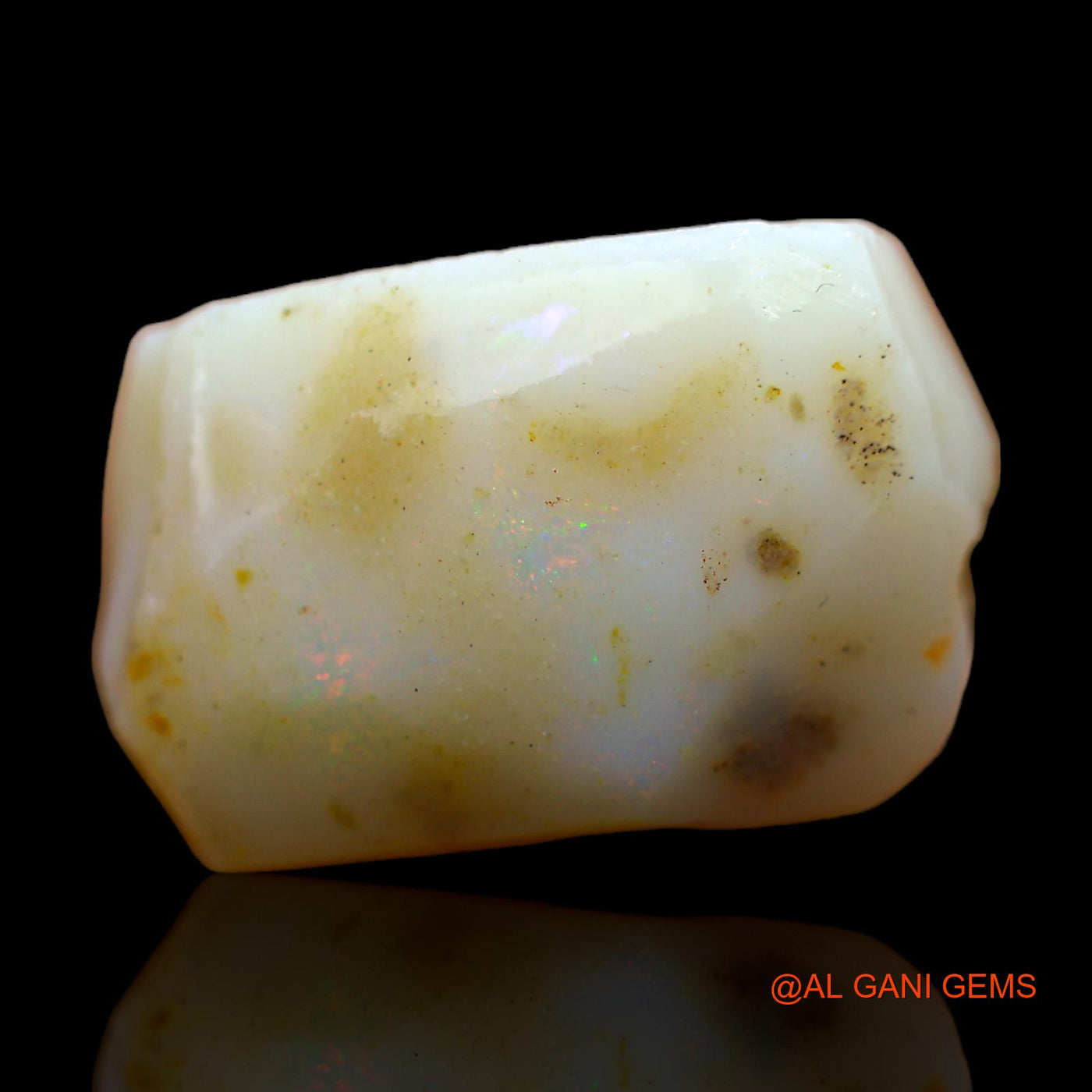 16.00 Cts Natural Australian Fire Opal Loose Gemstone Fancy Rough 19x12x8 mm RB-835