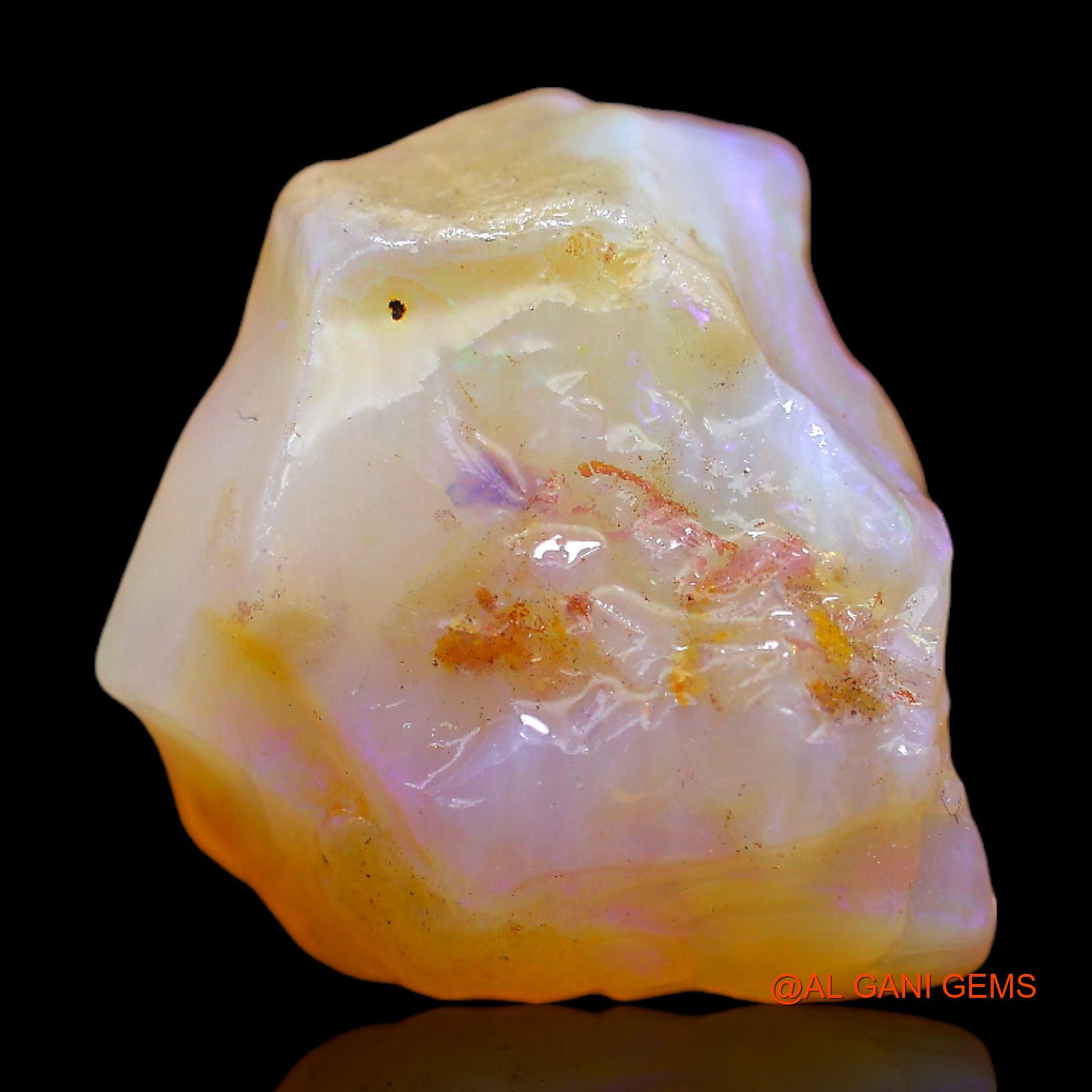 17.00 Cts Natural Australian Fire Opal Loose Gemstone Fancy Rough 19x17x11 mm RB-836