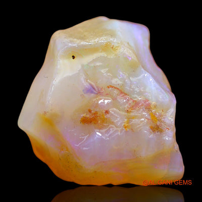 17.00 Cts Natural Australian Fire Opal Loose Gemstone Fancy Rough 19x17x11 mm RB-836