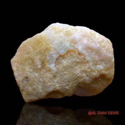 Natural Untreated Fire Opal Loose Gemstone Fancy Rough From Australia 10.00 Cts 23x17x4 mm RB-838