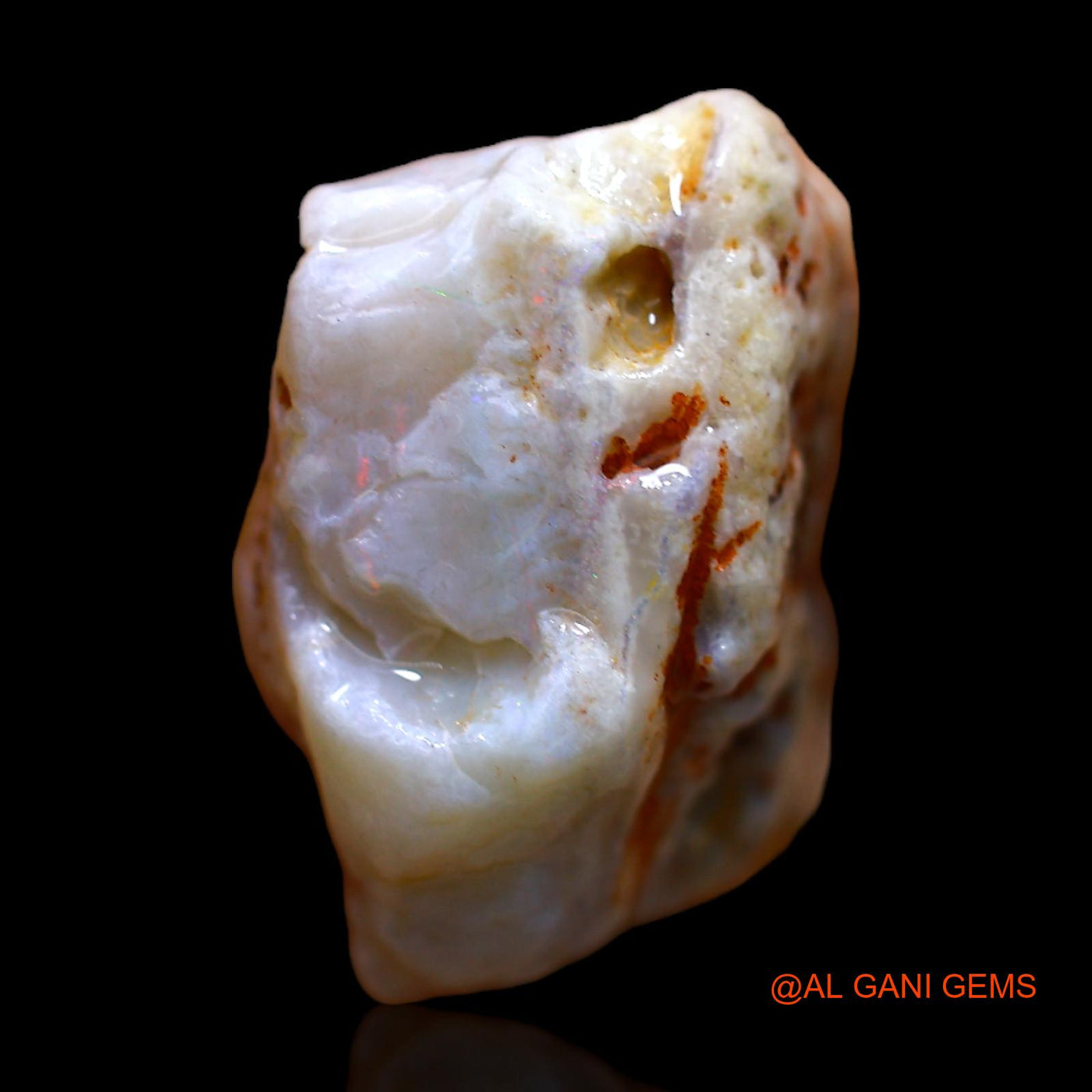 20.00 Cts Natural Australian Fire Opal Loose Gemstone Fancy Rough 21x17x12 mm RB-839
