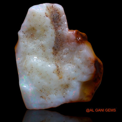 Natural Untreated Fire Opal Loose Gemstone Fancy Rough From Australia 7.20 Cts 19x15x4 mm RB-83