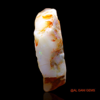 Natural Fire Opal Gemstone 12.00 Cts Loose Fancy Rough From Australia 21x15x6 mm RB-840