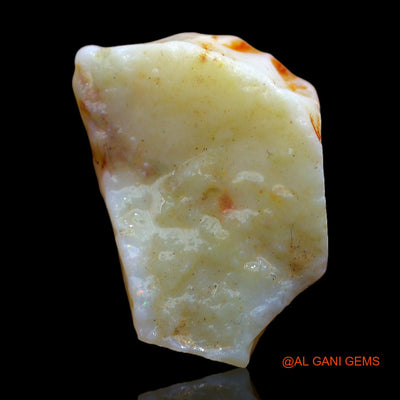 Natural Fire Opal Gemstone 12.00 Cts Loose Fancy Rough From Australia 21x15x6 mm RB-840