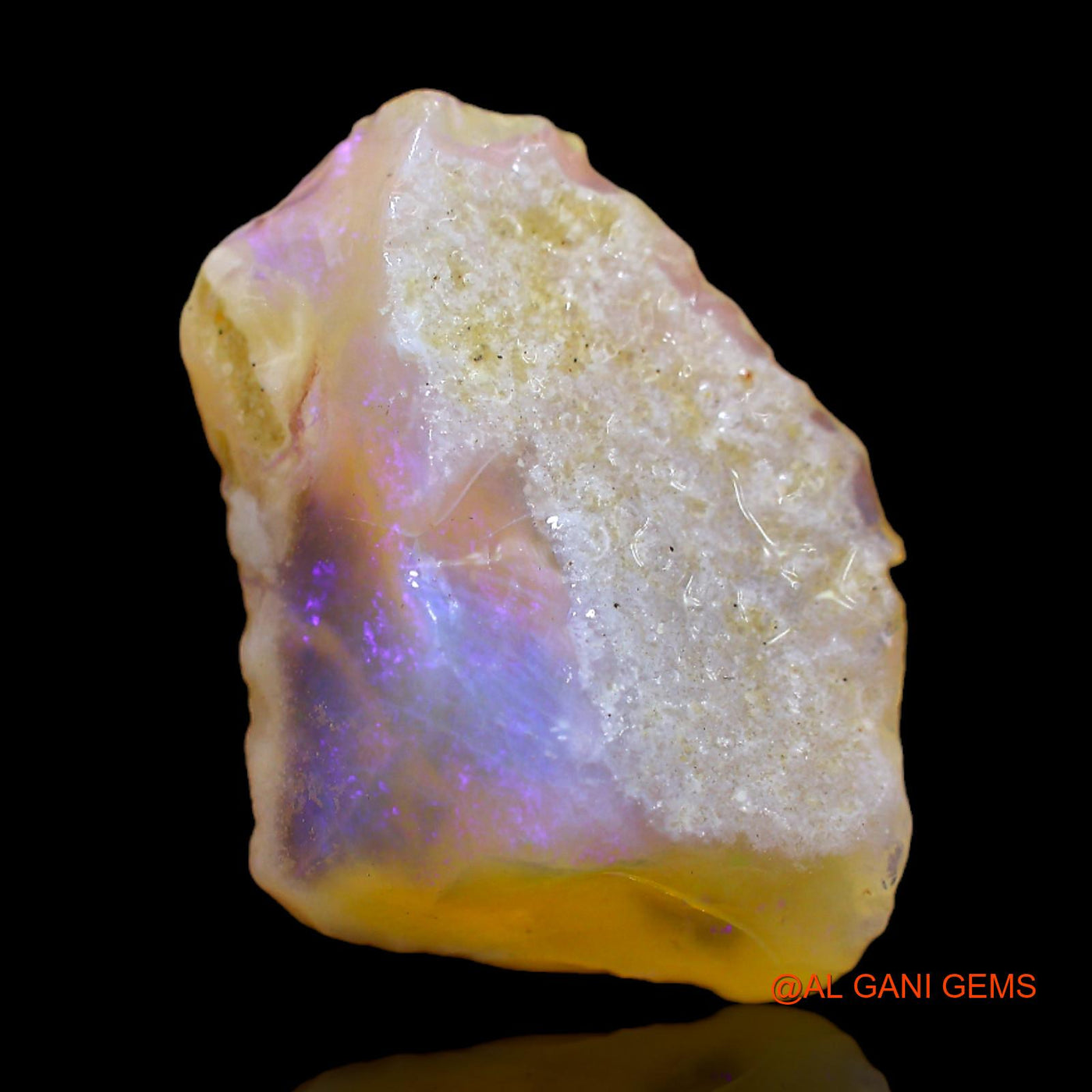 13.00 Cts Unheated Australian Fire Opal Loose Gemstone Fancy Rough Natural 22x18x7 mm RB-841