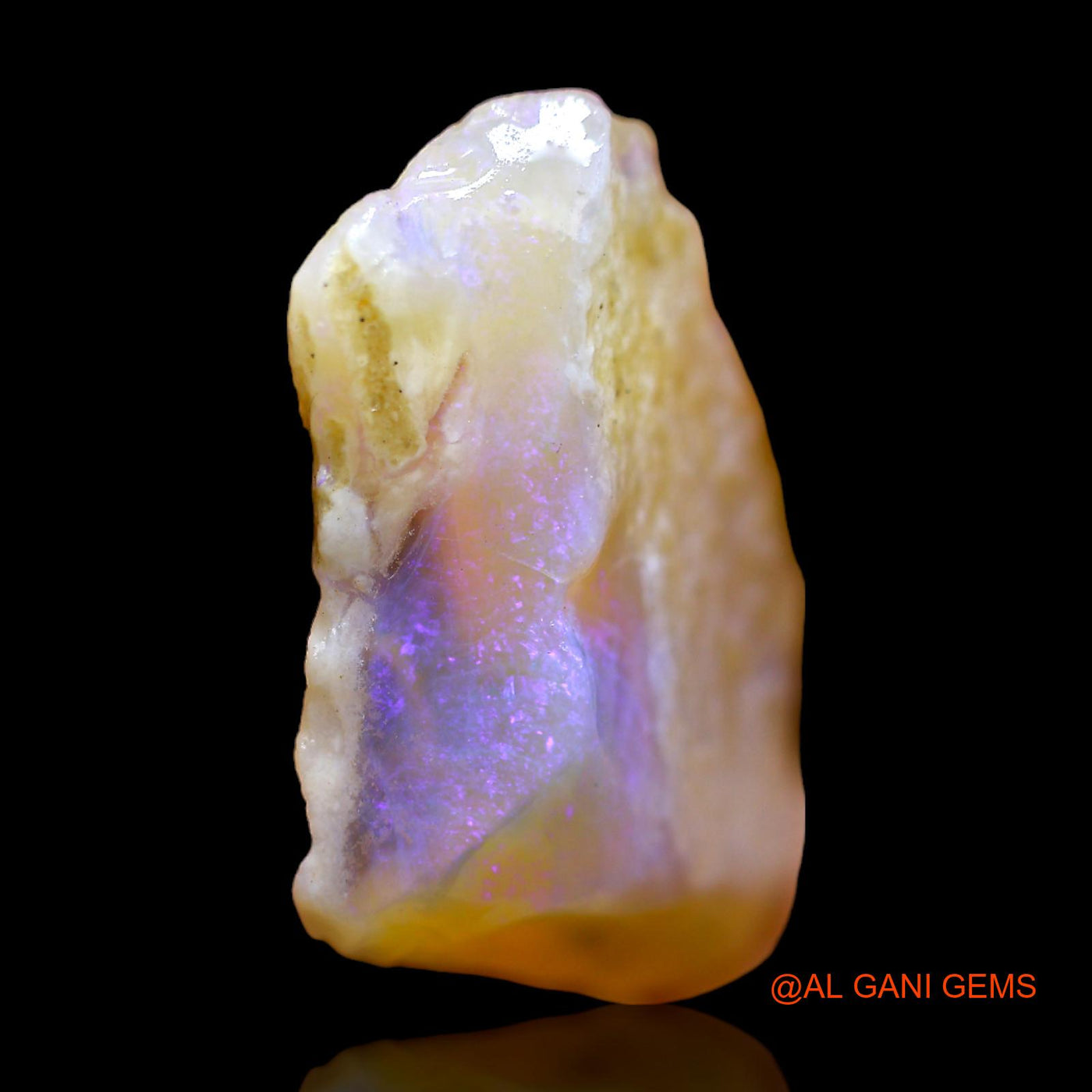 13.00 Cts Unheated Australian Fire Opal Loose Gemstone Fancy Rough Natural 22x18x7 mm RB-841