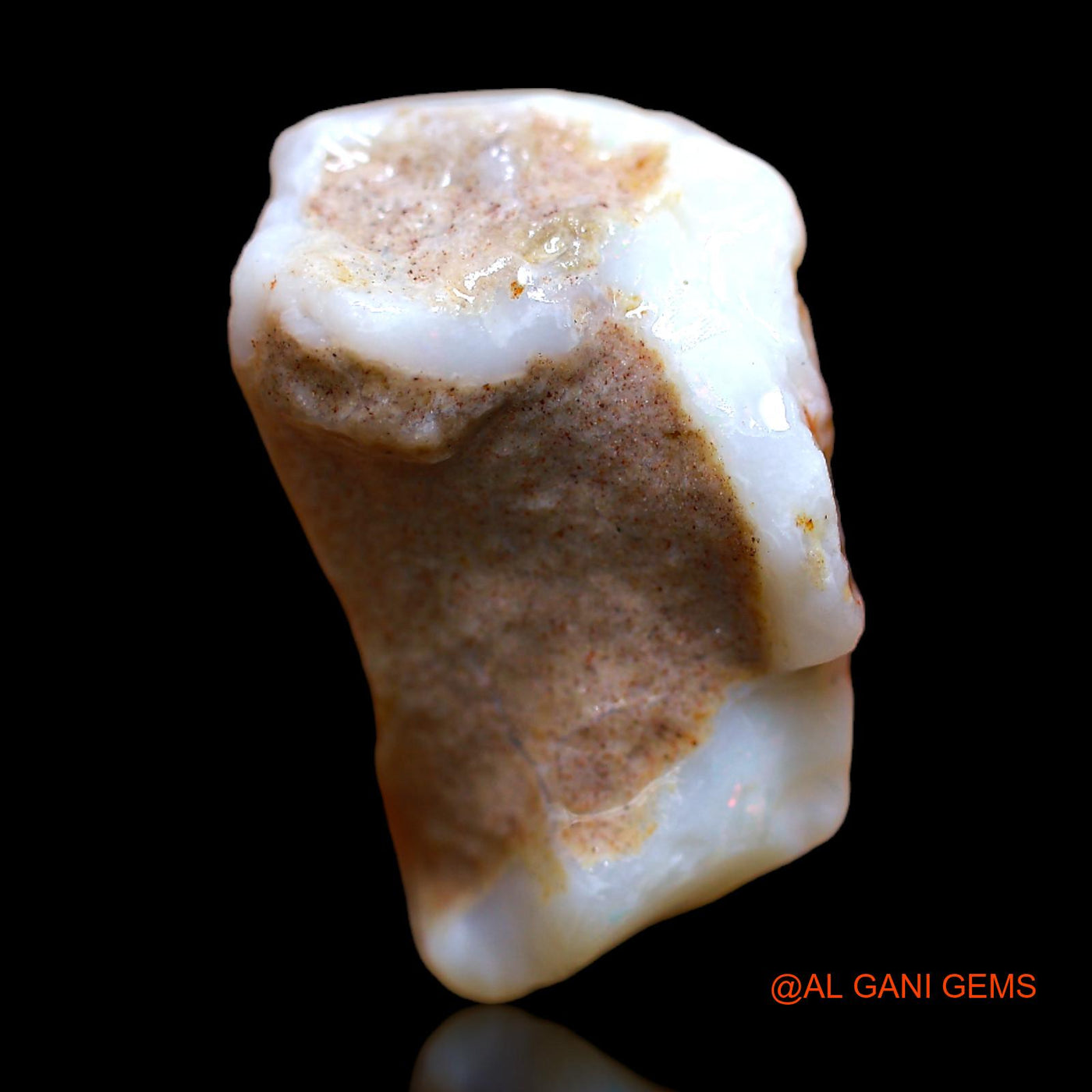 18.00 Cts Natural Australian Fire Opal Loose Gemstone Fancy Rough 22x13x12 mm RB-843