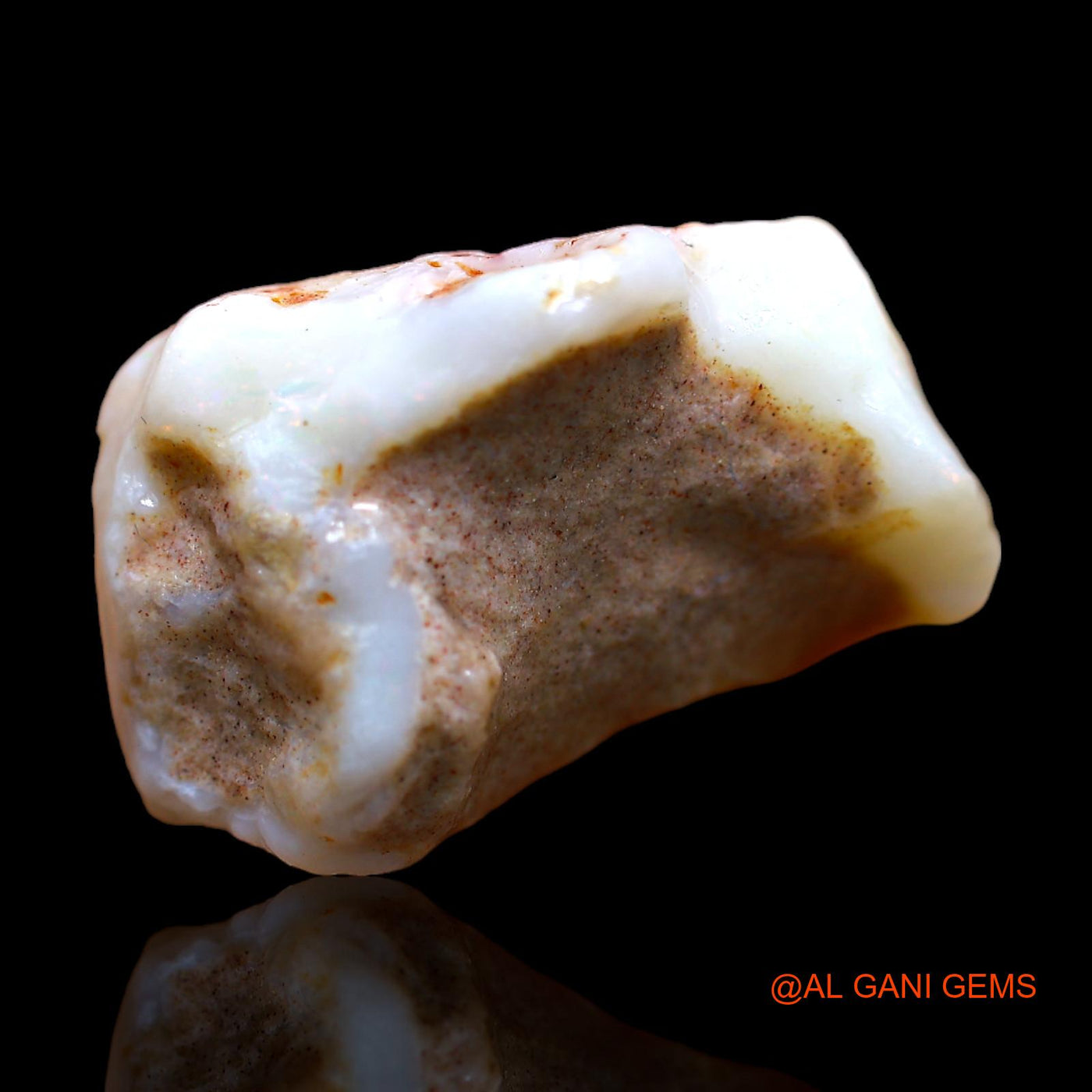 18.00 Cts Natural Australian Fire Opal Loose Gemstone Fancy Rough 22x13x12 mm RB-843