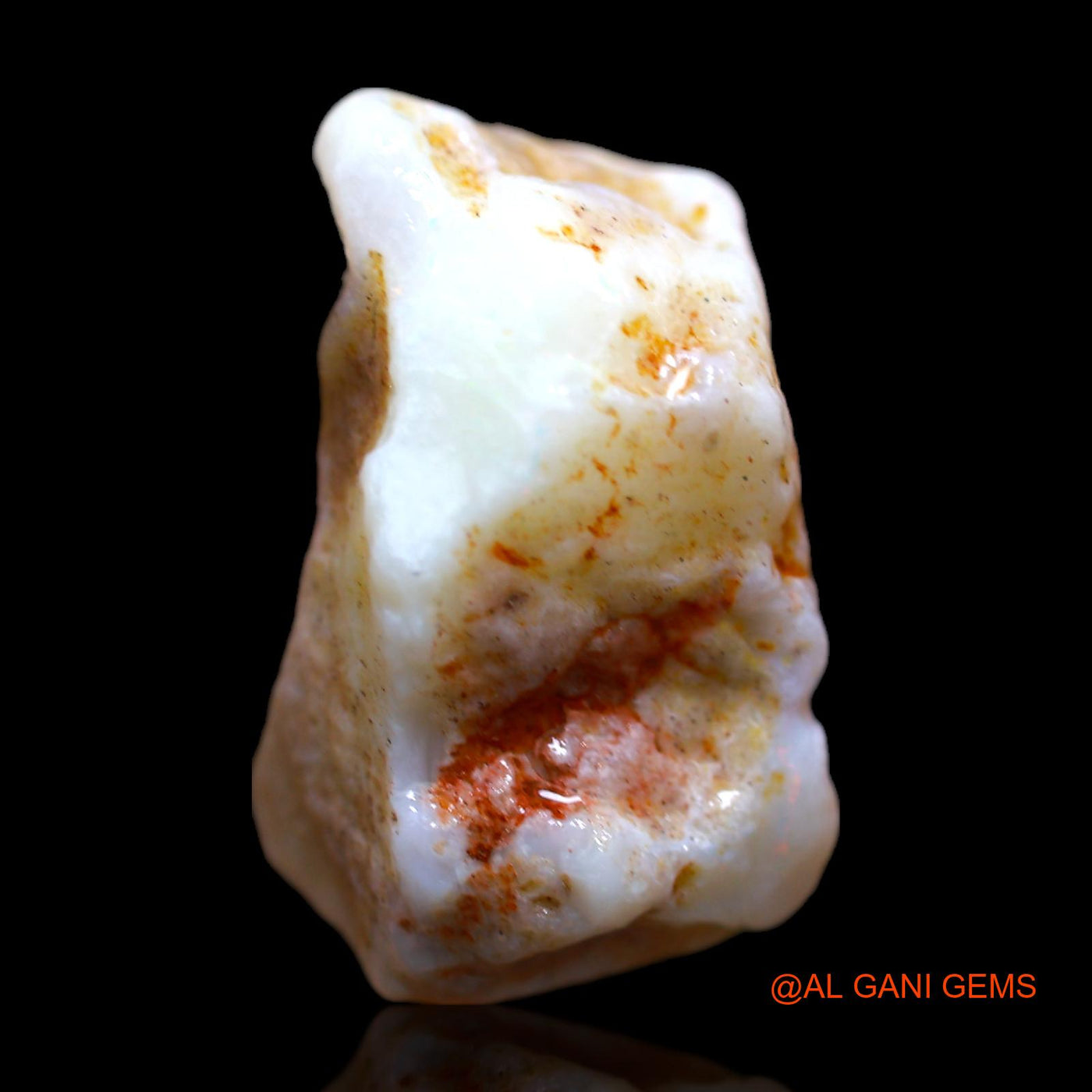 18.00 Cts Natural Australian Fire Opal Loose Gemstone Fancy Rough 22x13x12 mm RB-843