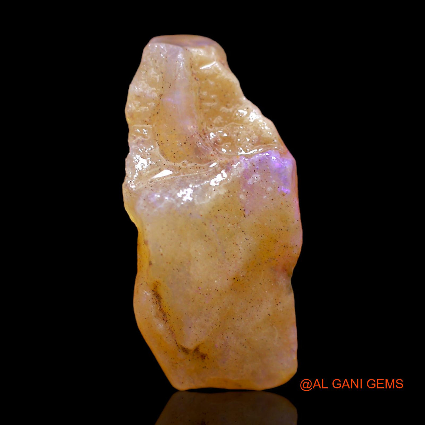 10.00 Cts Natural Australian Fire Opal Fancy Rough Loose Gemstone For Jewelry 25x12x7 mm RB-844