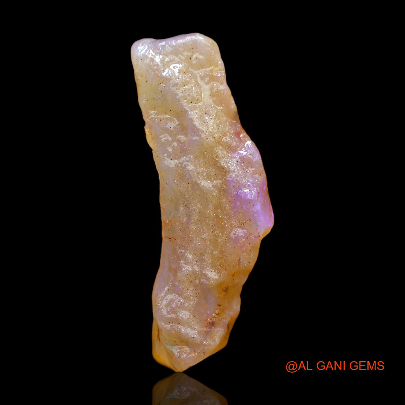 10.00 Cts Natural Australian Fire Opal Fancy Rough Loose Gemstone For Jewelry 25x12x7 mm RB-844