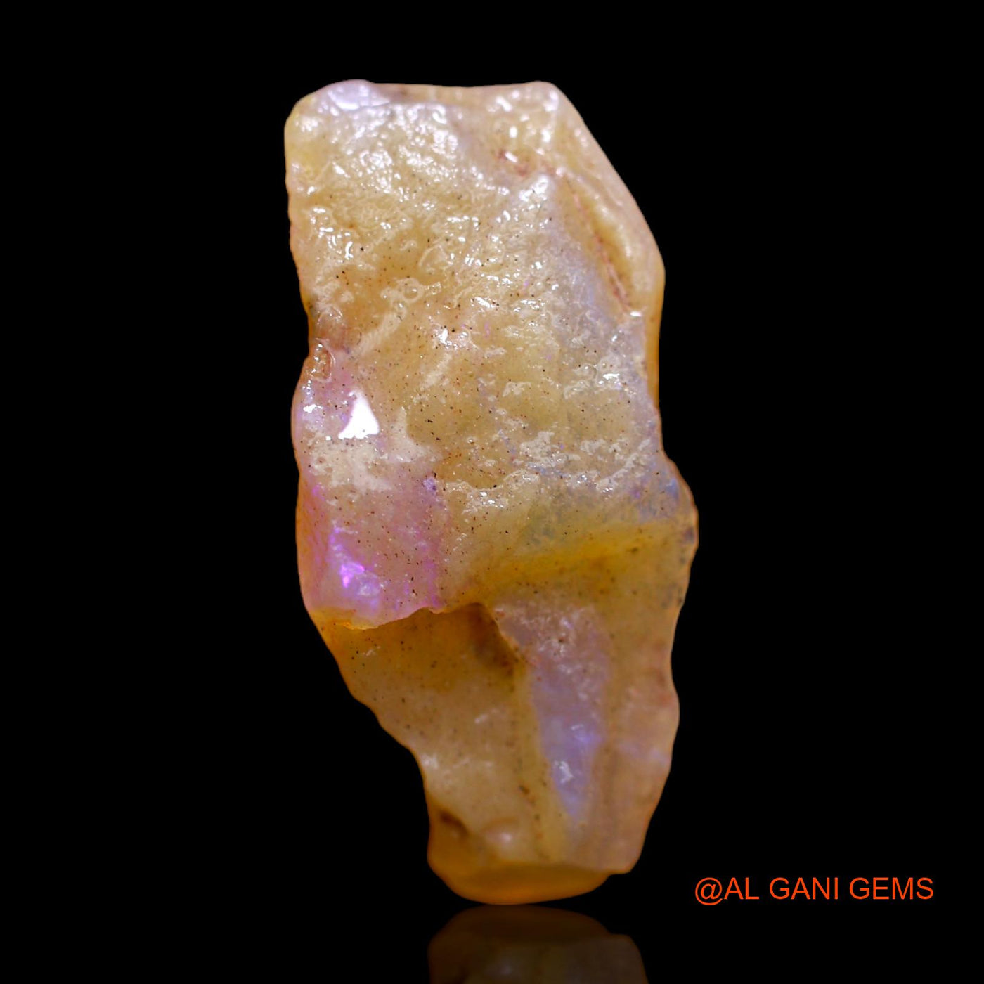 10.00 Cts Natural Australian Fire Opal Fancy Rough Loose Gemstone For Jewelry 25x12x7 mm RB-844