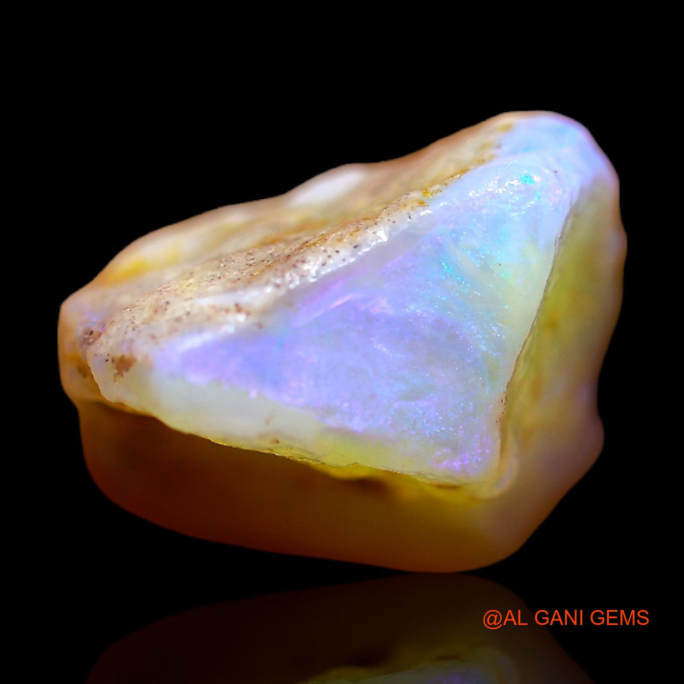 11.00 Cts Natural Australian Fire Opal Loose Gemstone Fancy Rough 19x14x8 mm RB-845