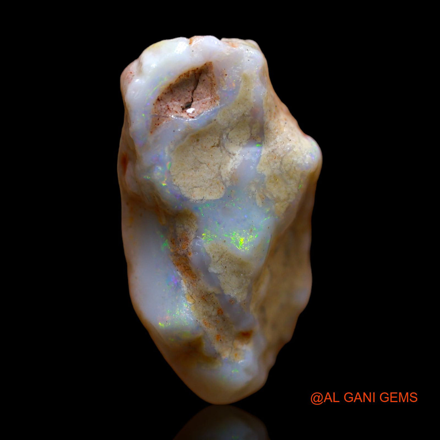 15.00 Cts Natural Australian Fire Opal Fancy Rough Loose Gemstone For Jewelry 21x12x12 mm RB-849